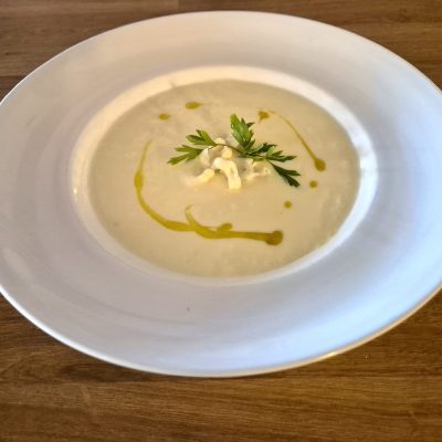 Kremet blomkålsuppe